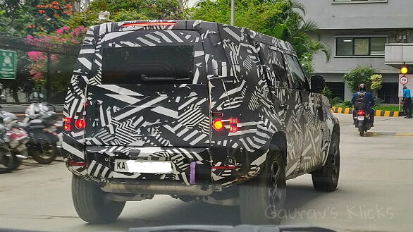 New Land Rover Defender spied testing in India