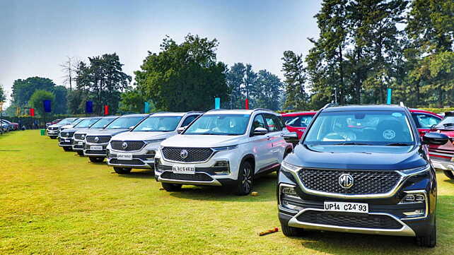 700 units of MG Hector delivered on Dhanteras