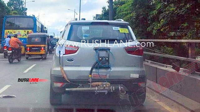 BS-VI Ford EcoSport spotted testing