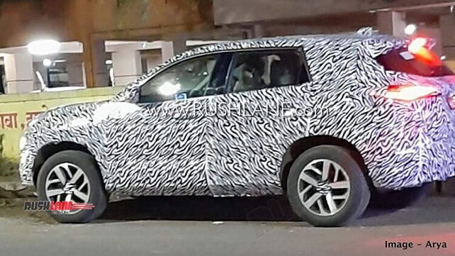 Tata Harrier BS-VI variant spied with dual-tone alloy wheels