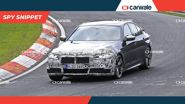 India-bound BMW 5 Series facelift spied with minimum camouflage