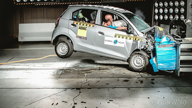 ग्लोबल NCAP क्रैश टेस्ट में हृयूंडे सैंट्रो को सेफ़्टी के मामले में 2-स्टार मिले