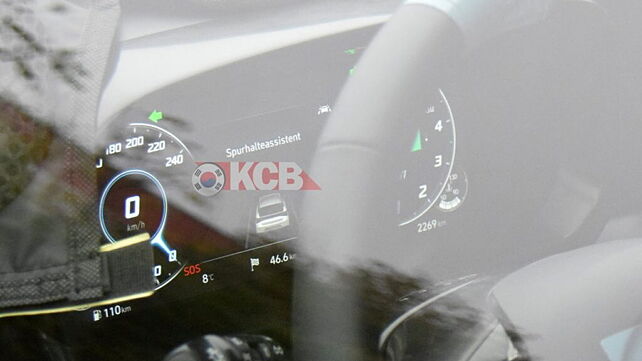 Next-generation Hyundai Elite i20 digital instrument cluster revealed in new spy image 