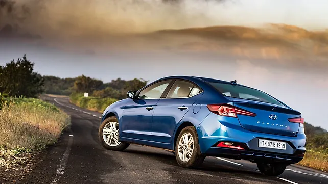 Hyundai Elantra Left Rear Three Quarter