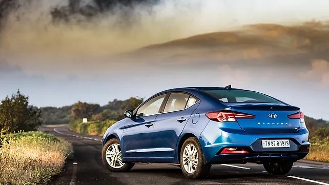 Hyundai Elantra Left Rear Three Quarter