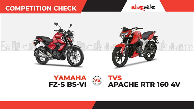 BS-VI Yamaha FZ V3 vs TVS Apache RTR 160 4V: Competition Check