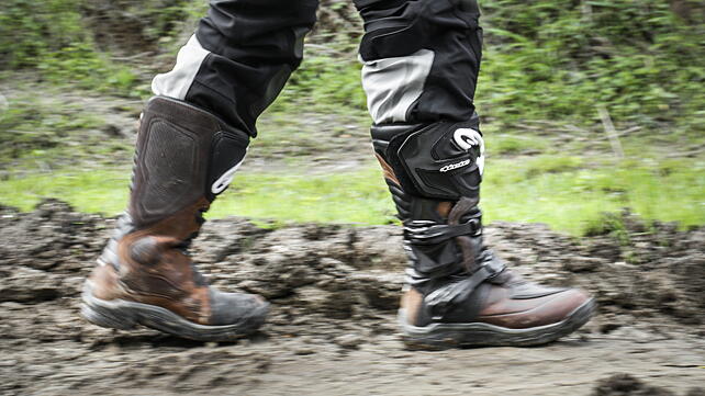 Alpinestars Corozal Adventure Drystar Motorcycle Boots: Off-road Review ...