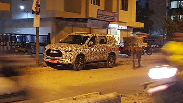 MG Maxus D90 spied in India for the first time