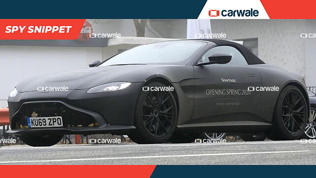 Aston Martin Vantage Volante spied ahead of unveil