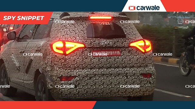 BS-VI Mahindra XUV300 spied during public road test