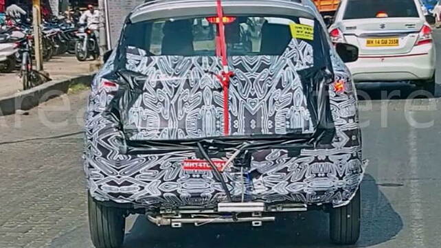 BS6 compliant Renault Kwid caught testing