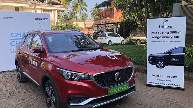 MG ZS EV self-drive rental service to be launched in January