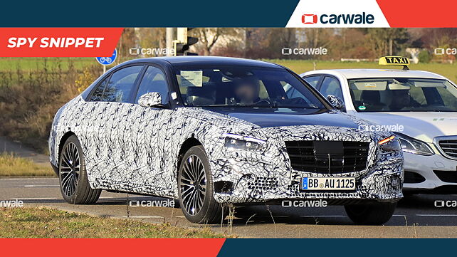 Next-gen Mercedes-Benz S-Class partly sheds camouflage; reveals new details