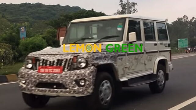 BS6 Mahindra Bolero facelift spied testing for the first time