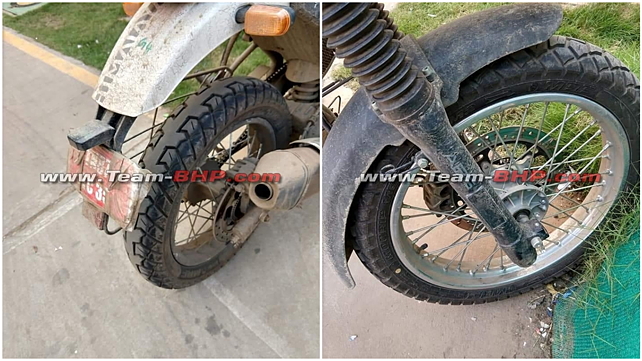 royal enfield himalayan back tyre