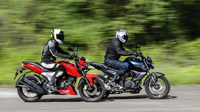 Bajaj Pulsar 125 Yamaha FZ S V3 vs TVS Apache RTR 160 4V 