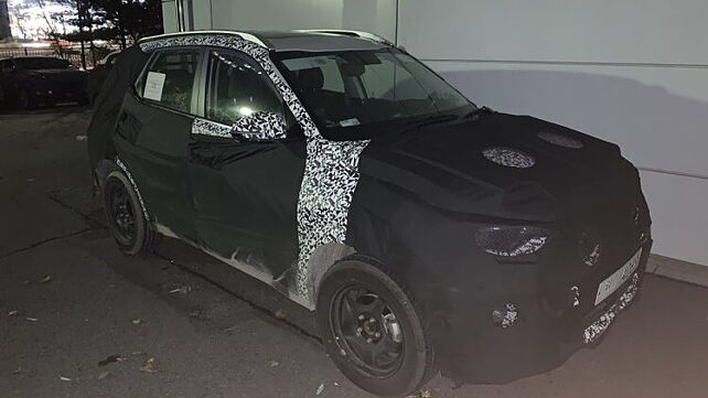 Kia QYI compact SUV spotted yet again