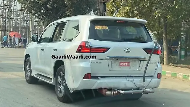 BS6 Lexus LX570 begins testing in India BS6 Lexus LX570 begins testing in India