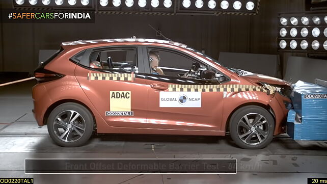 Tata Altroz scores 5-star rating in Global NCAP crash tests