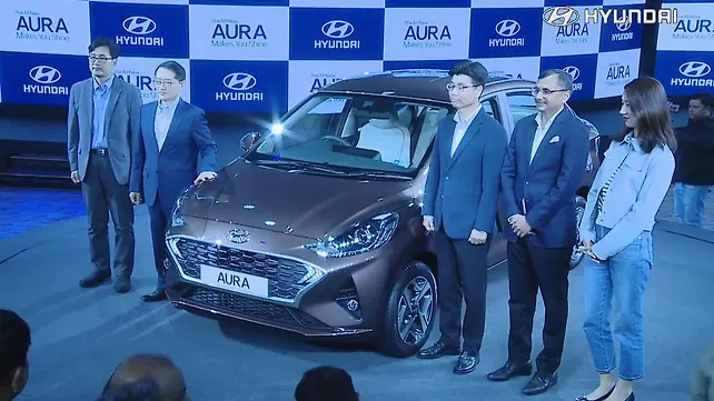 Hyundai Aura launched in India; prices start at Rs 5.79 lakhs Hyundai Aura launched in India; prices start at Rs 5.79 lakhs