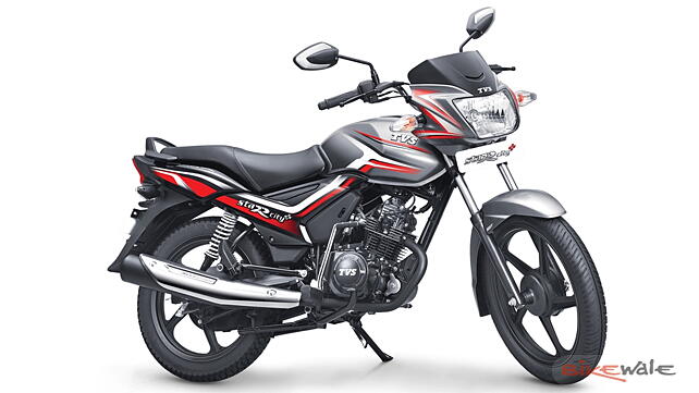 TVS Star City Plus Right Front Three Quarter