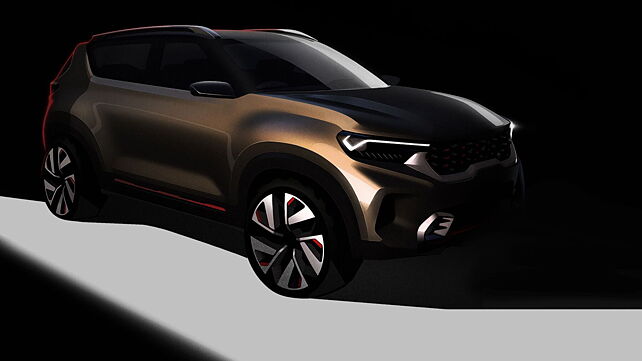 Kia QYI compact SUV concept teased ahead of 2020 Auto Expo debut