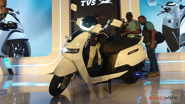 TVS iQube Left Side View