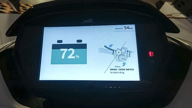 TVS iQube Instrument cluster