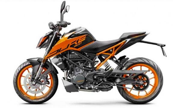 KTM 200 Duke Left Side View