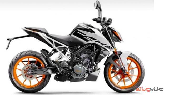 KTM 200 Duke Left Side View