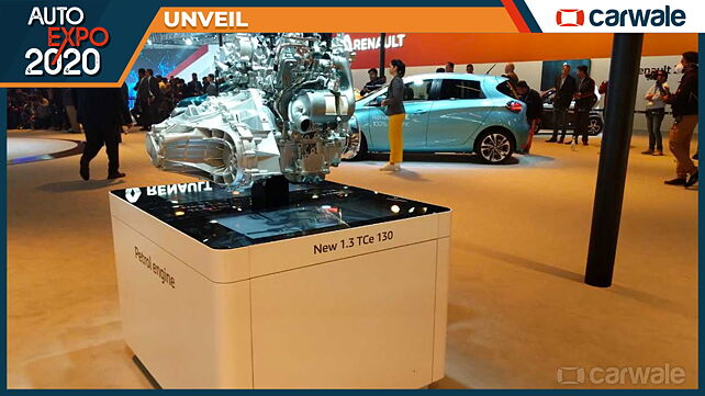 Renault showcases 1.0-litre and 1.3-litre turbo petrol engines at Auto Expo 2020