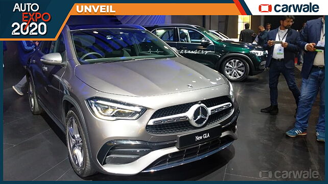 Mercedes-Benz GLA revealed in India at the Auto Expo 2020, Launch in October