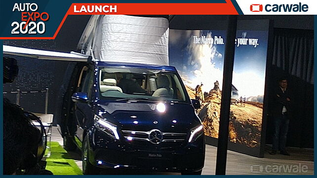 Mercedes-Benz V-Class Marco Polo launched at Rs 1.38 crore at Auto Expo 2020