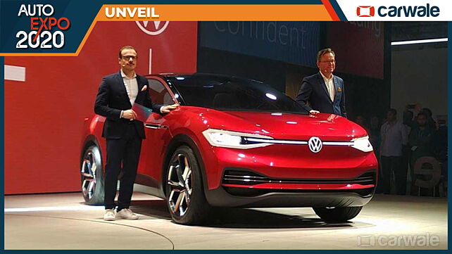 Volkswagen ID. Crozz globally unveiled at the ongoing Auto Expo 2020
