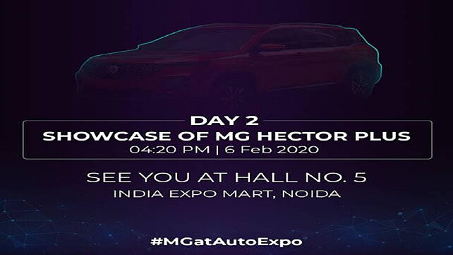 MG Hector Plus unveil at Auto Expo 2020: Live updates