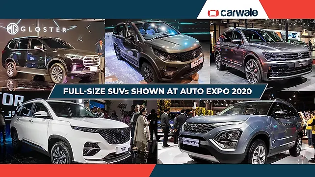 Top 5 full-size SUVs shown at Auto Expo 2020 Top 5 full-size SUVs shown at Auto Expo 2020