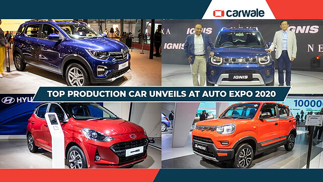 Top production car unveils at Auto Expo 2020