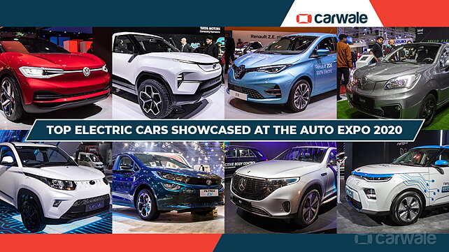 Top Electric cars showcased at the Auto Expo 2020 - CarWale