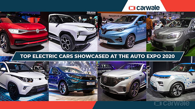 Top Electric cars showcased at the Auto Expo 2020