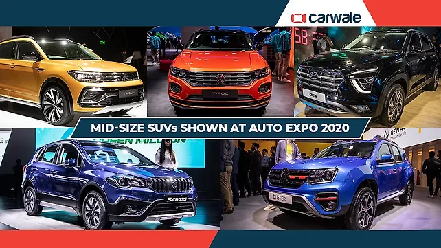 Top 5 mid-size SUVs at the Auto Expo 2020 Top 5 mid-size SUVs at the Auto Expo 2020