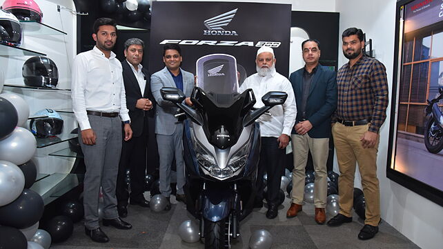 First lot of Honda Forza 300 mid-size scooter delivered in India