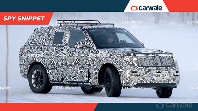 India-bound new-gen Range Rover Sport spied playing in the snow