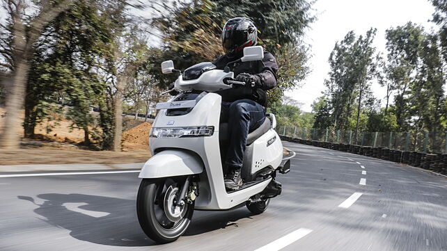 TVS iQube electric scooter: Review image gallery