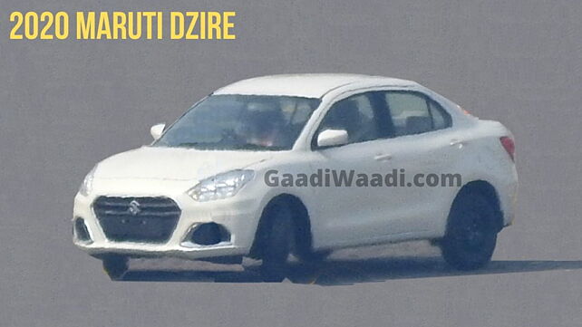 Maruti Suzuki Dzire facelift spied ahead of launch