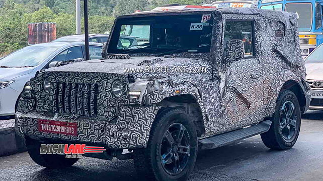 New-gen Mahindra Thar spied again; India launch in 2021