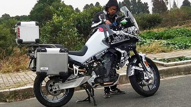 CF Moto Adventure bike spotted testing for the first time