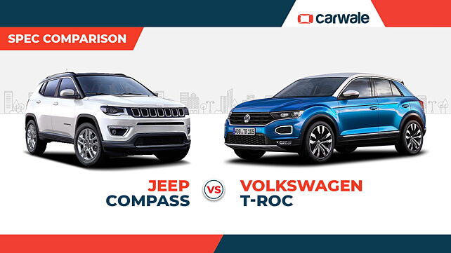 Spec comparison: Volkswagen T-Roc vs Jeep Compass