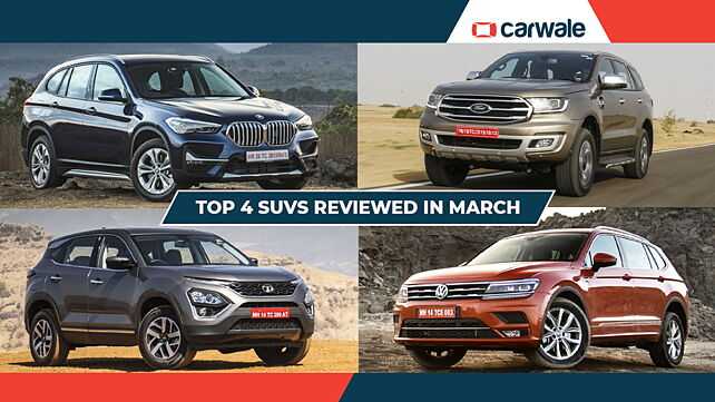 Top 4 SUVs reviewed in March 2020