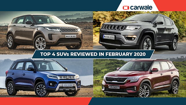 Top 4 SUVs reviewed in February 2020