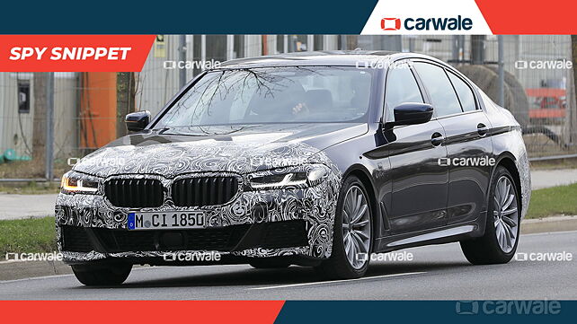 BMW 5 Series facelift prototype spotted